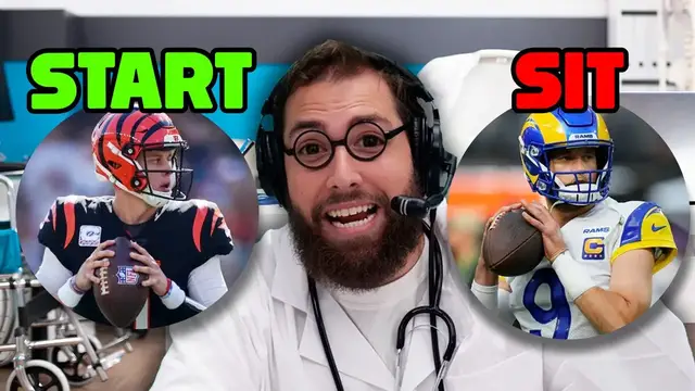 Video thumbnail for Fantasy Football Doctor Answers ALL Your Questions for Week 2 of the NFL Season