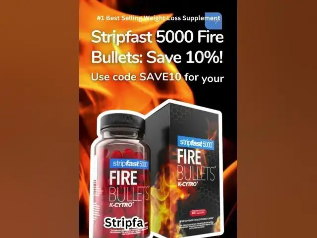 'Video thumbnail for 10% OFF Stripfast 5000 Fire Bullets Discount Code: Use discount code SAVE10 at checkout.'