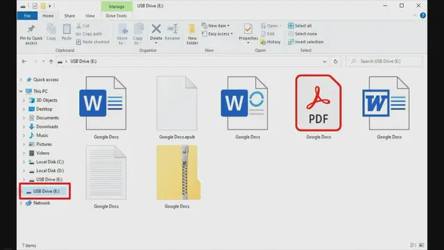 'Video thumbnail for How to Save Google Docs Document to a Flash Drive'