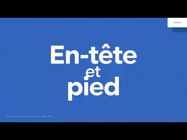 'Video thumbnail for PowerPoint 365 - Ajouter facilement la date, le numéro de diapositive et un pied de page'