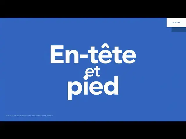 'Video thumbnail for PowerPoint 365 - Ajouter facilement la date, le numéro de diapositive et un pied de page'