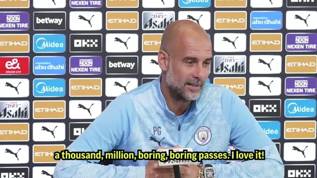 'Video thumbnail for Guardiola: 'I will never ever change my beliefs''