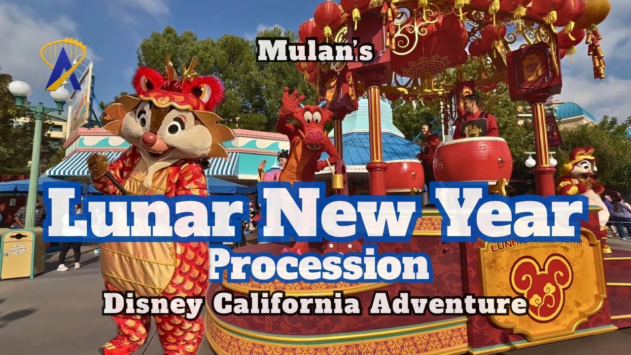Video thumbnail for Mulan's Lunar New Year Processional 2026 - Disney California Adventure