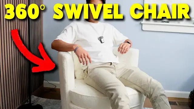 Video thumbnail for Yaheetech Swivel Accent Chair Assembly & First Look