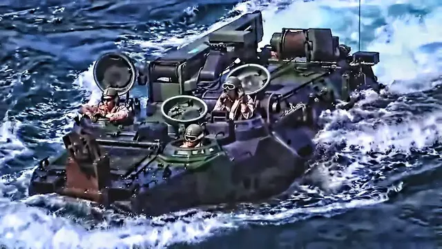 'Video thumbnail for Marines Practice Combat Beach Landings & Recoveries'