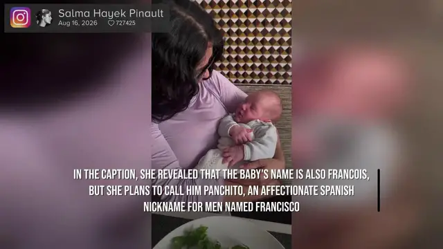 Video thumbnail for IN CASE YOU MISSED IT: Salma Hayek becomes a grandmother.
