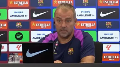 'Video thumbnail for 'A really important player for us' - Flick hints that Fermin Lopez might stay at Barca'