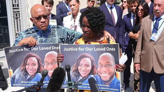 'Video thumbnail for Families demand justice in Boeing 737 Max crash case'