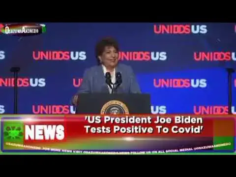 Video thumbnail for 'US President Joe Biden Tests Positive To Covid' ~ OsazuwaAkonedo