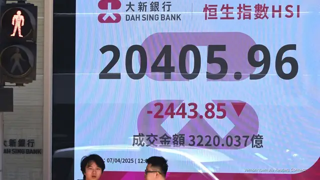 'Video thumbnail for European, Asian stocks plummet amid Trump's new tariffs'