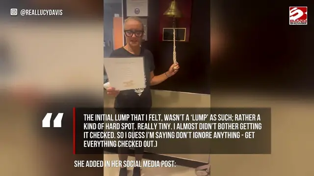 Video thumbnail for Ricky Gervais sends his love to The Office co-star Lucy Davis amid her cancer battle
