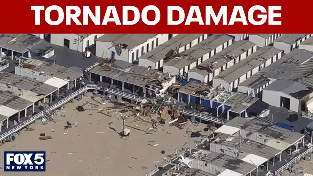Video thumbnail for Surveying tornado damage across Long Island