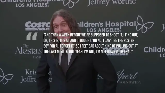 Video thumbnail for 'Weird Al' Yankovic turned down 'a nice pile of money' to star in AI advert.