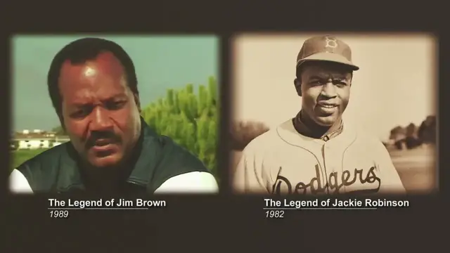 Video thumbnail for Greatest Sports Legends Then and Now - Features the Careers of Jim Brown and Jackie Robinson