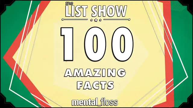 Video thumbnail for 100 Amazing Facts - mental_floss on YouTube (Ep.225)