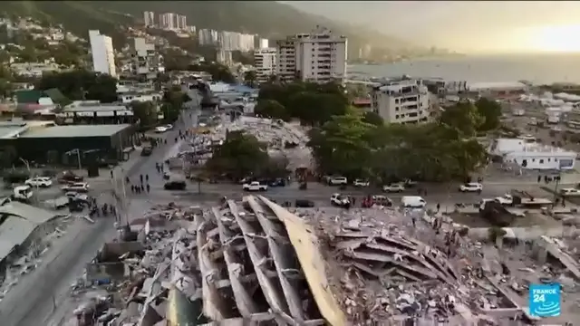 Video thumbnail for Venezuela rescuers in final push to find survivors as anger mounts