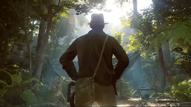 'Video thumbnail for Indiana Jones and the Great Circle - Official 'Being Indiana Jones' Behind The Scenes Trailer'