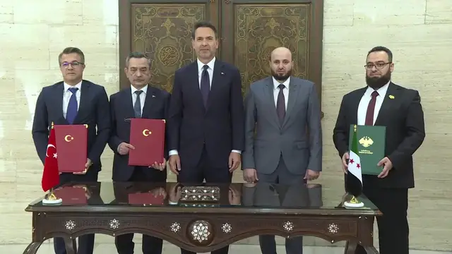 Video thumbnail for Türkiye: Phosphate and Energy Deal Signed in Damascus.