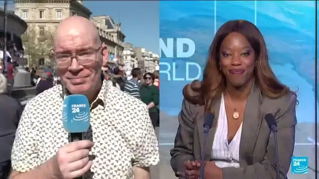 Video thumbnail for Nationwide "Hands Off" anti-Trump protests gather thousands of people