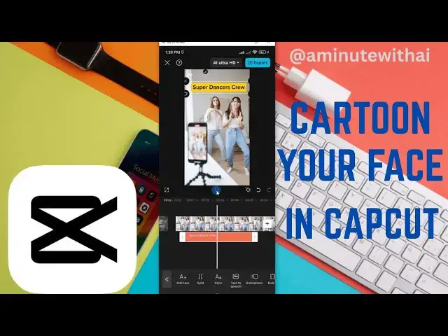 'Video thumbnail for How To Cartoon Your Face On CapCut (Easy Face Cartoon Effect Tutorial)'