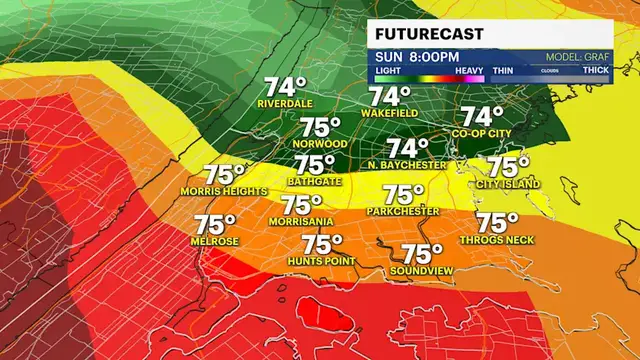 Video thumbnail for STORM WATCH: Flash flood risk expected on Monday for Brooklyn