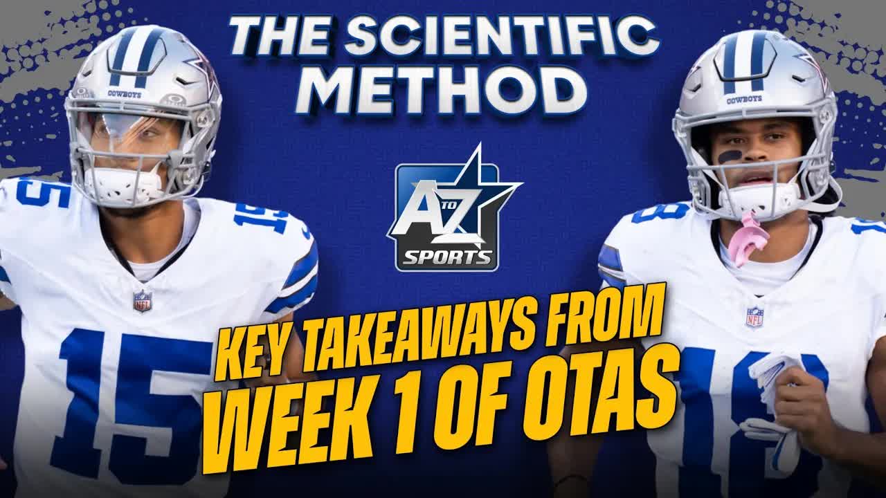 Video thumbnail for The Scientific Method: Takeaways from Week 1 of Cowboys OTAs