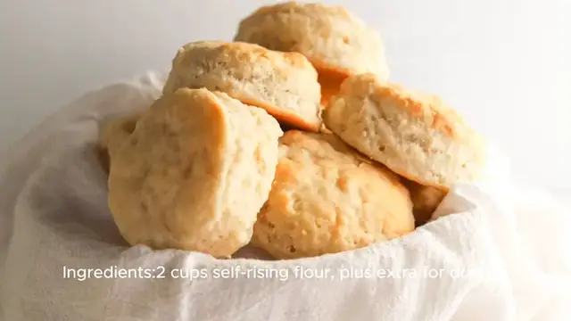 Video thumbnail for 3-Ingredient Sour Cream Biscuits Recipe