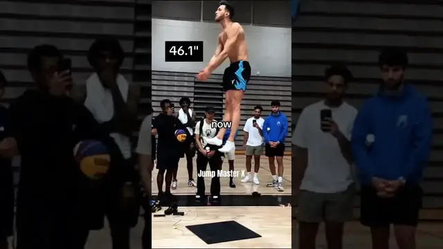 Video thumbnail for (360) vertical jump progress: incredible 46 inch gain!