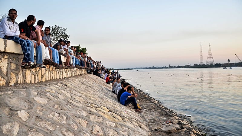Video thumbnail for Heavy downpour floods roads in Egypt