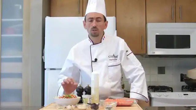 'Video thumbnail for How to Make Tea Smoked Salmon & Seaweed Yoghurt Sauce'
