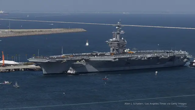 Video thumbnail for US-Iran tensions grow: Tehran's army on 'high alert,' USS Carl Vinson deployed