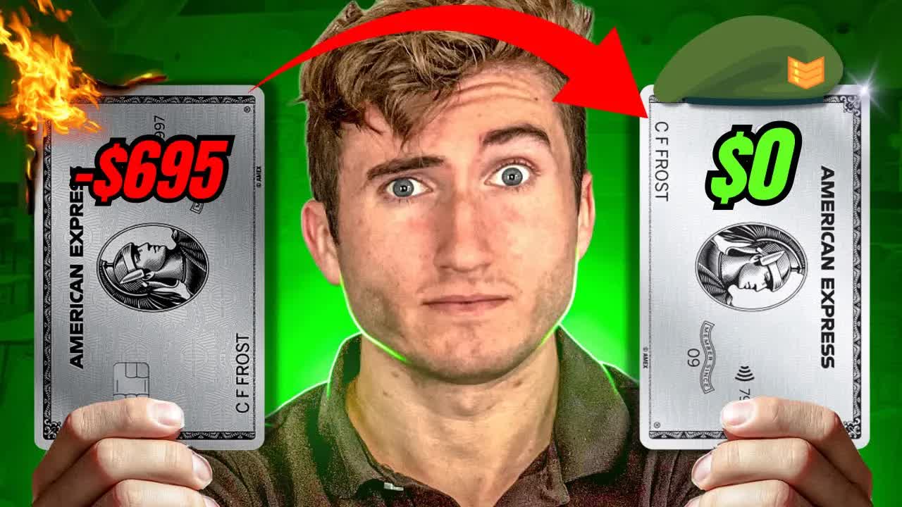 Video thumbnail for How To Get FREE American Express Credit Cards Every Year (Military Waiver )
