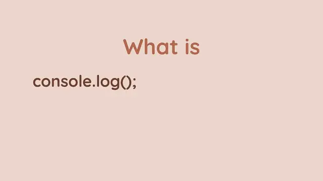 Video thumbnail for Console in JavaScript _ 2 Minute JS _ JavaScript Tutorial in Hindi [Part 04]