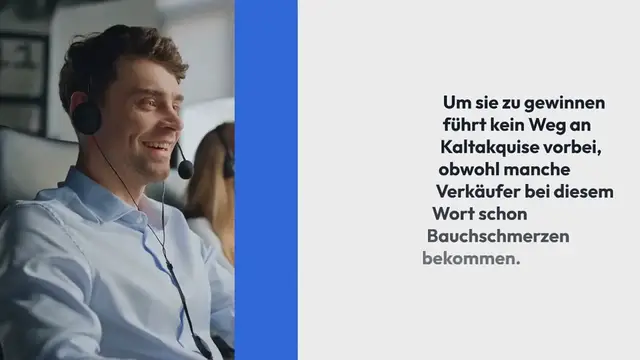 Video thumbnail for Kaltakquise: 7 Erfolgsregeln die es zu beachten gilt