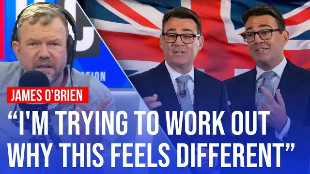Video thumbnail for James O'Brien's revelation about Andy Burnham
