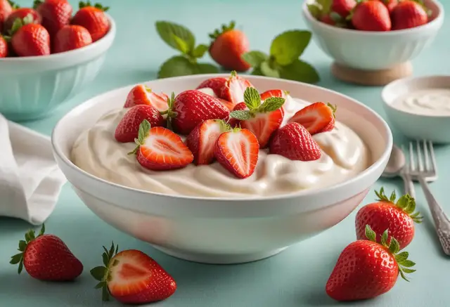 Video thumbnail for Fresas con Crema Recipe