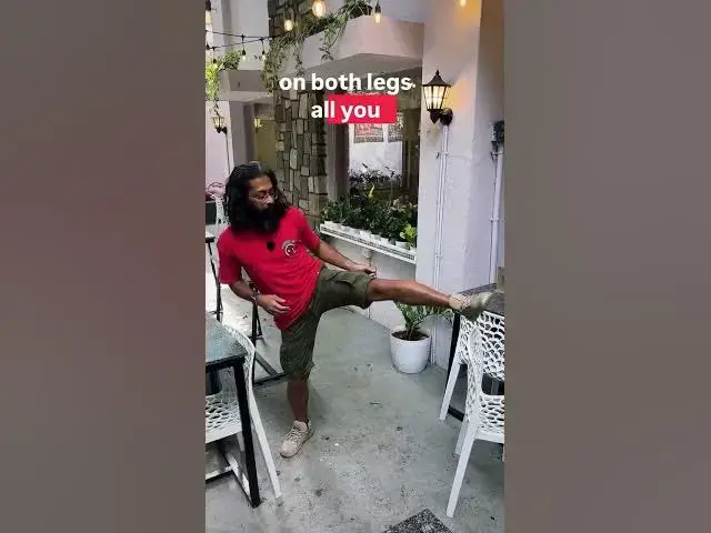 Video thumbnail for how to ride tall bikes off-road comfortably? just dance with a wooden chair #offroad #moto #balance