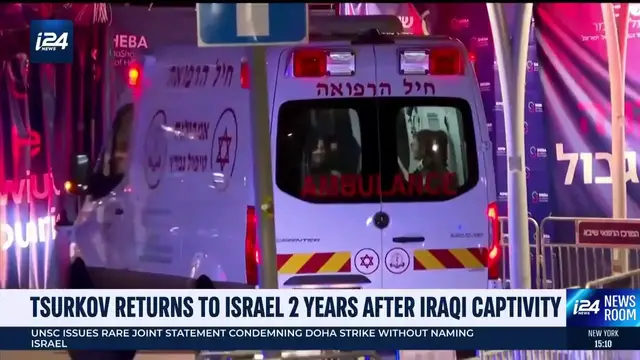 'Video thumbnail for Tsurkov returns to Israel 2 years after Iraqi captivity'