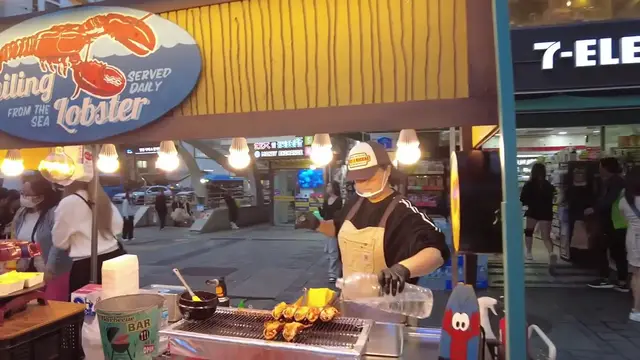 'Video thumbnail for Myeongdong Night Market Walking Street in Seoul South Korea'