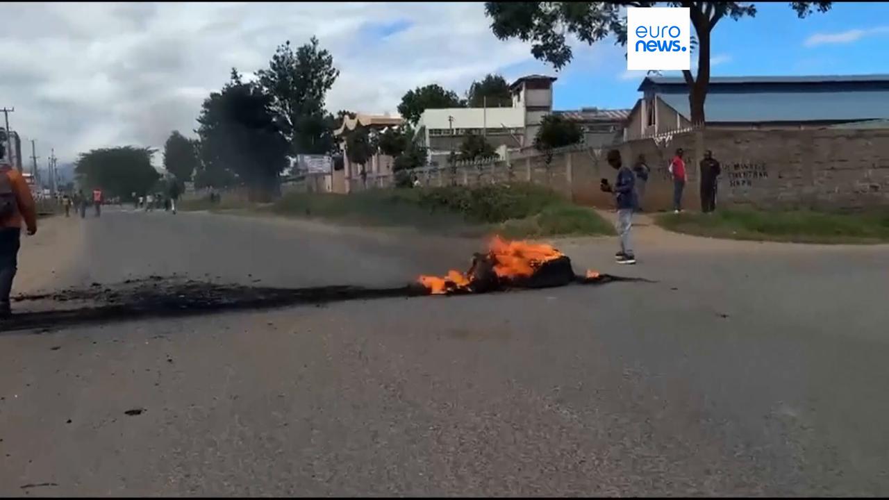 Video thumbnail for Two people shot dead in Kenya protests against Ebola plan