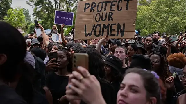 Video thumbnail for South African women protest gender-based violence ahead of G20 summit