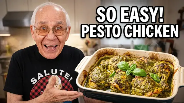 Video thumbnail for Baked Basil Chicken