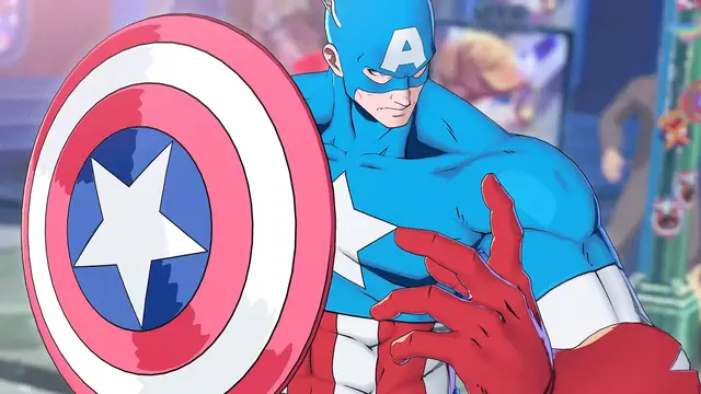 Video thumbnail for Marvel Tokon: Fighting Souls - Official Captain America Classic Costume Trailer