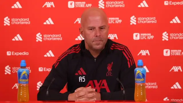 'Video thumbnail for Liverpool defender Leoni out for 'around a year' after ACL injury, says Slot'