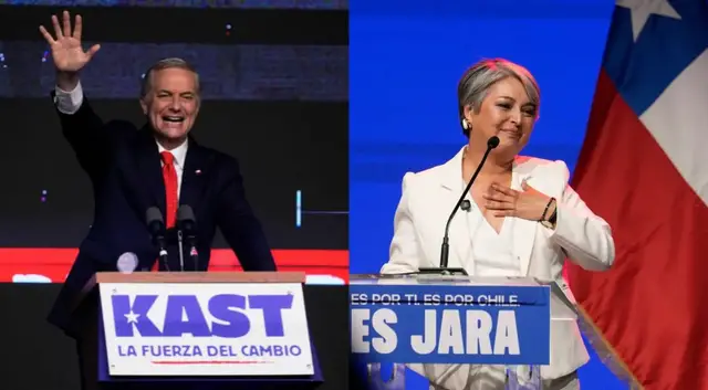 'Video thumbnail for Chile heads to a presidential run-off between Jara and Kast'