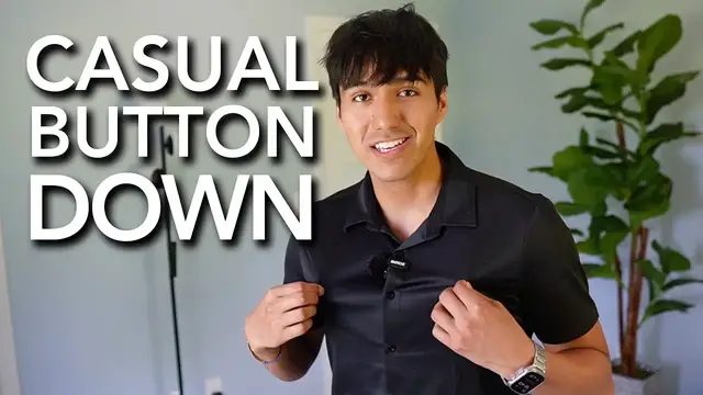 Video thumbnail for Coofandy Short Sleeve Button Down Fit Test