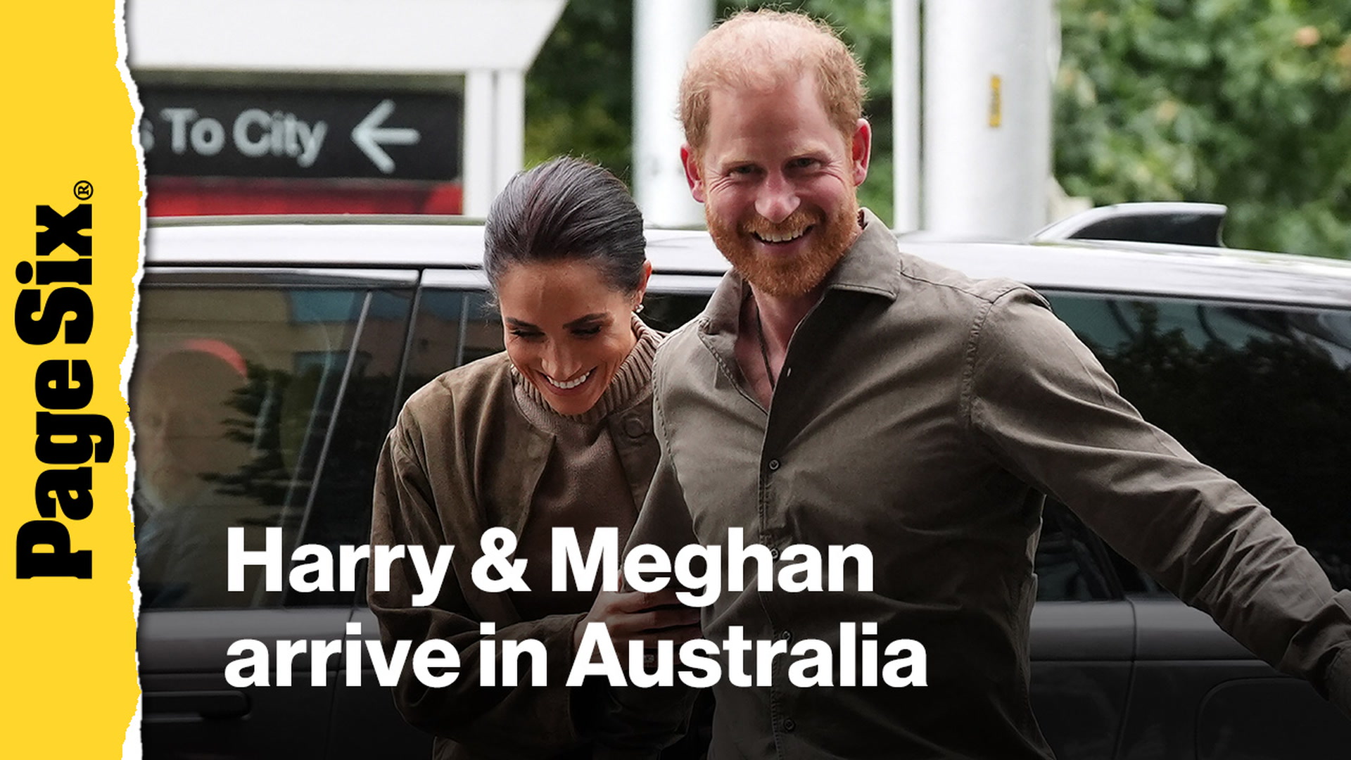 Video thumbnail for Prince Harry and Meghan Markle arrive in Australia for private visit