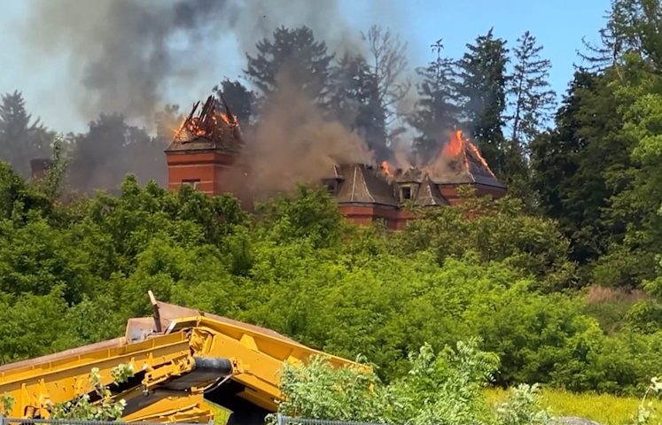 Video thumbnail for Damage from fire clouds future of long-neglected site of former psychiatric center in Poughkeepsie