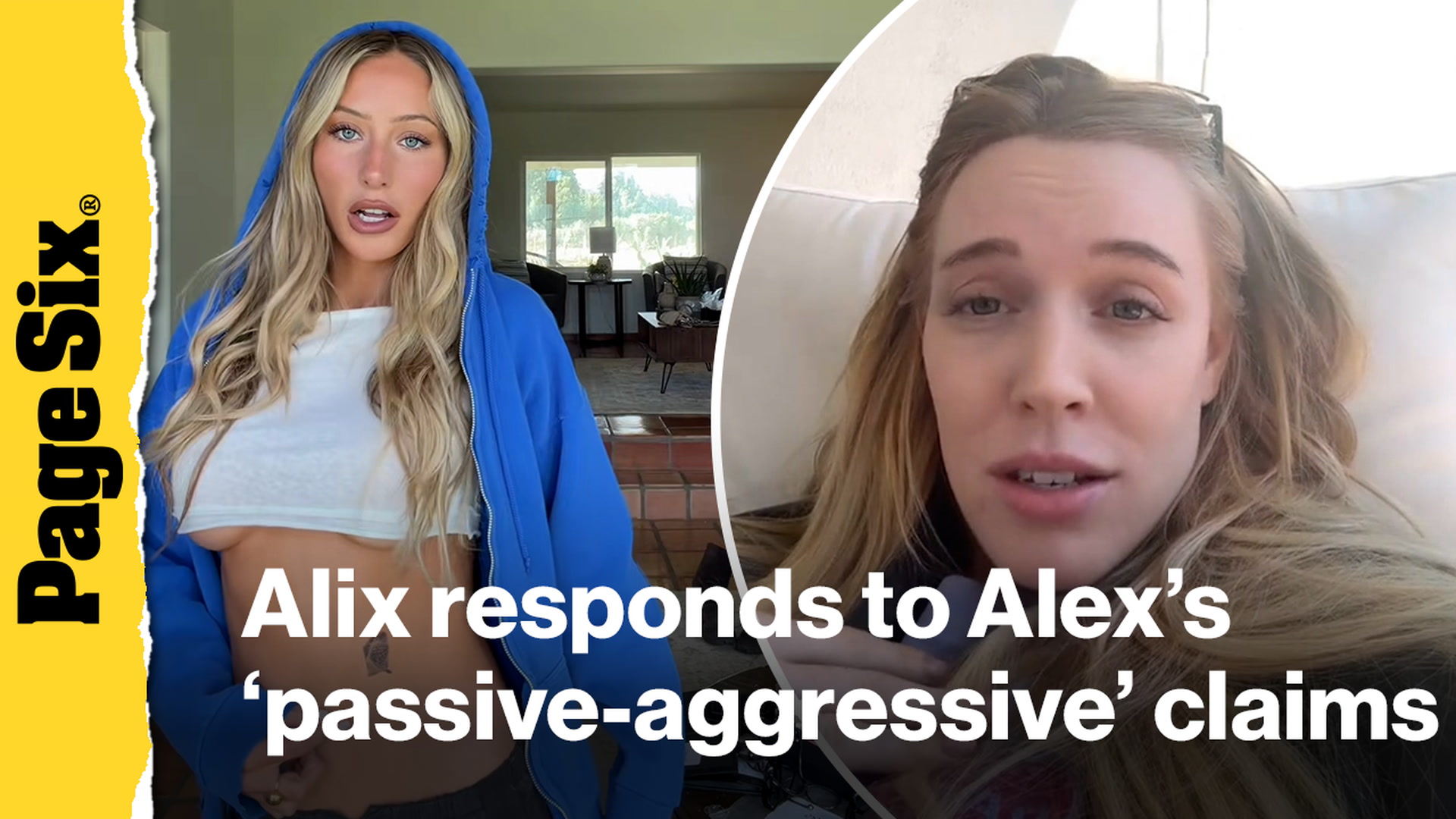 Video thumbnail for Alix Earle responds after Alex Cooper blasts her over 'passive-aggressive' feud drama