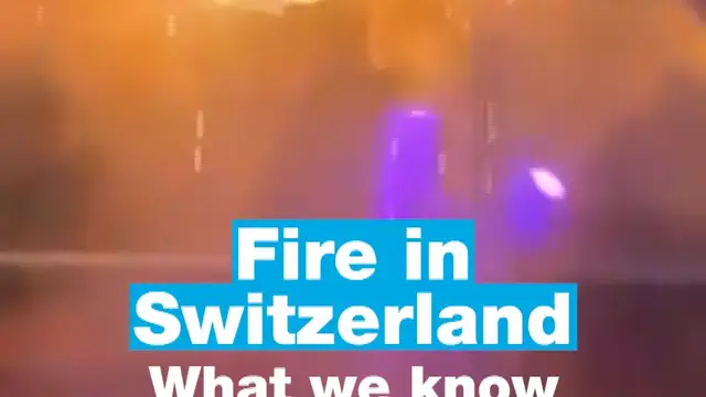 Video thumbnail for A fire in a Swiss ski resort bar kills 40 people: What we know so far